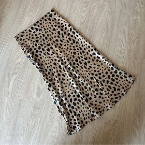 Realisation Par Naomi Leopard Print Skirt